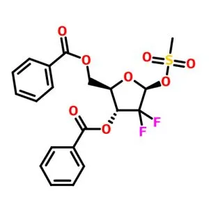 2-Deoksiya-2,2-Difloru-D-Ribofuranoza-3,5-Dibenzoat-1-Metanesulfonat (T8) CAS №22221-1-11-9
